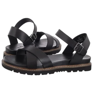 Sandały Czarne 76196-51 (WO283-a) Wojas