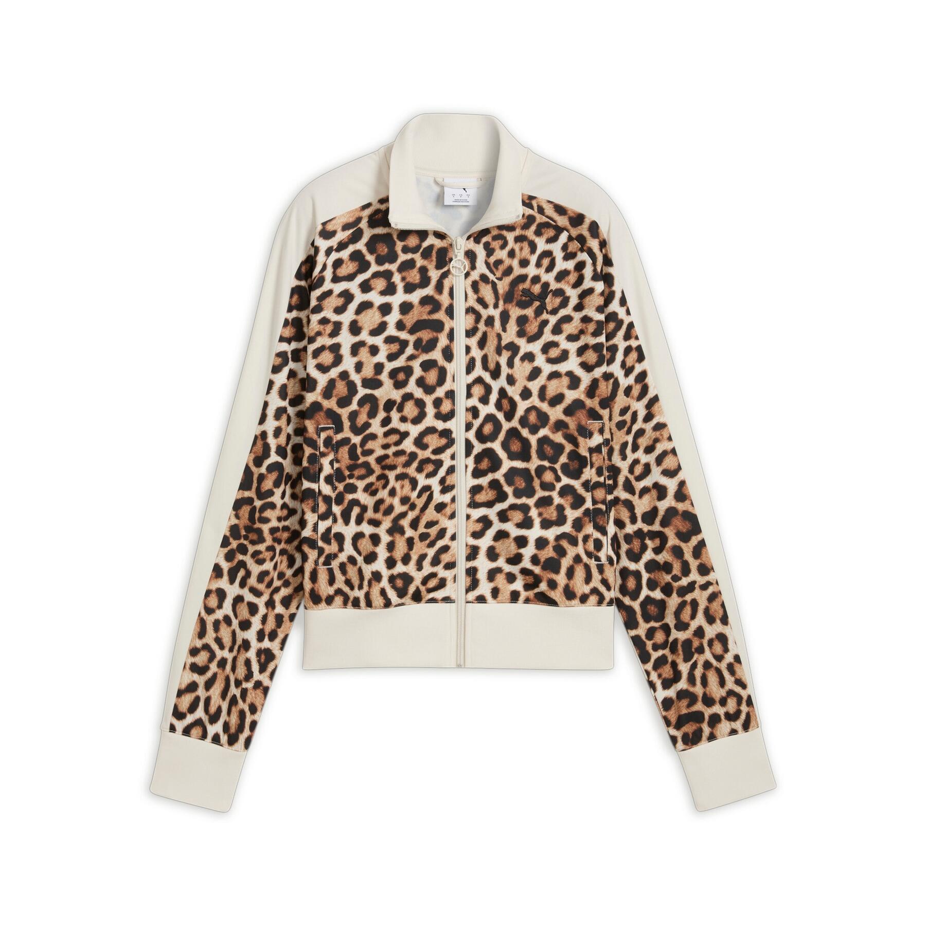 Bluza sportowa damska Puma T7 Leo Luxe Aop