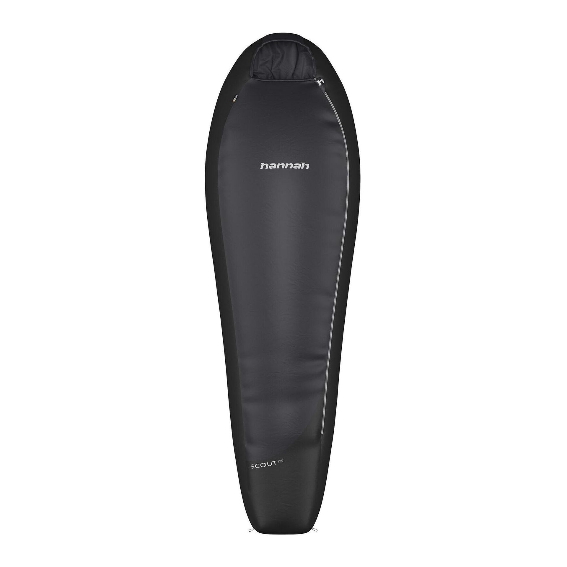 Śpiwór syntetyczny Hannah Scout 120 (190 cm) - blueberry/jet black