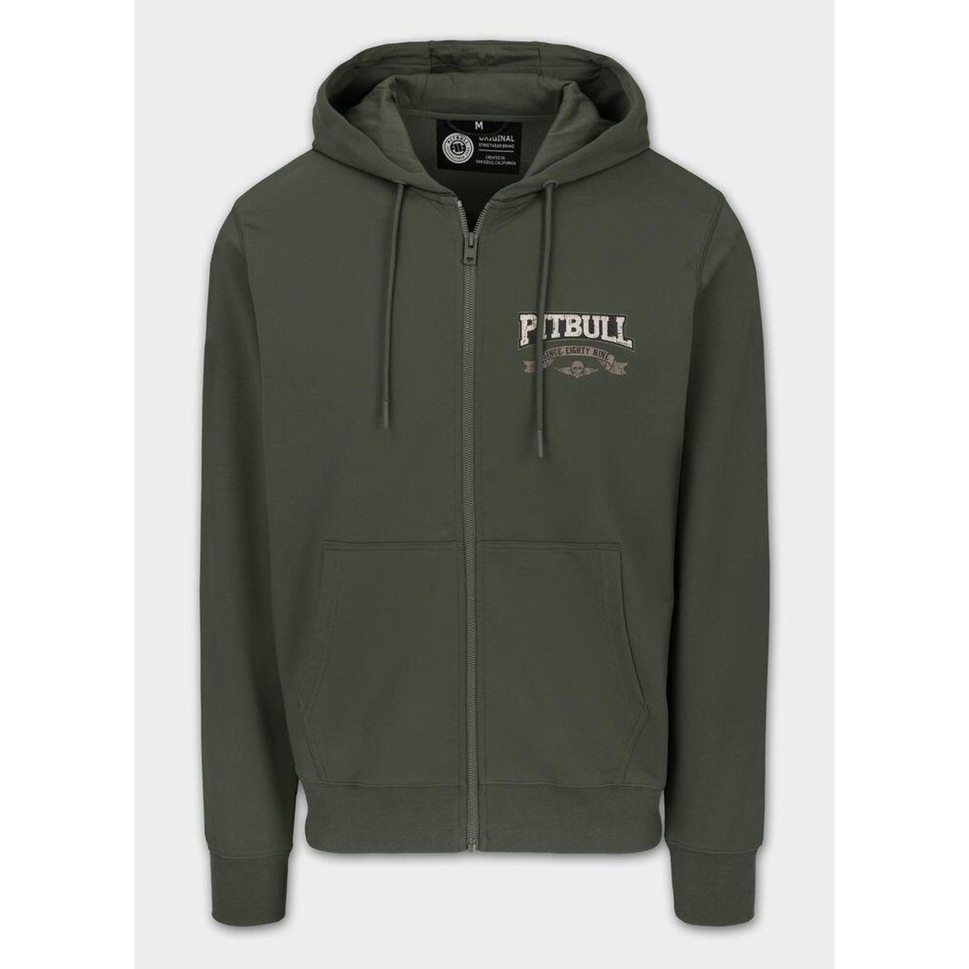 Bluza męska Pitbull rozpinana z kapturem TROUBLEMAKER