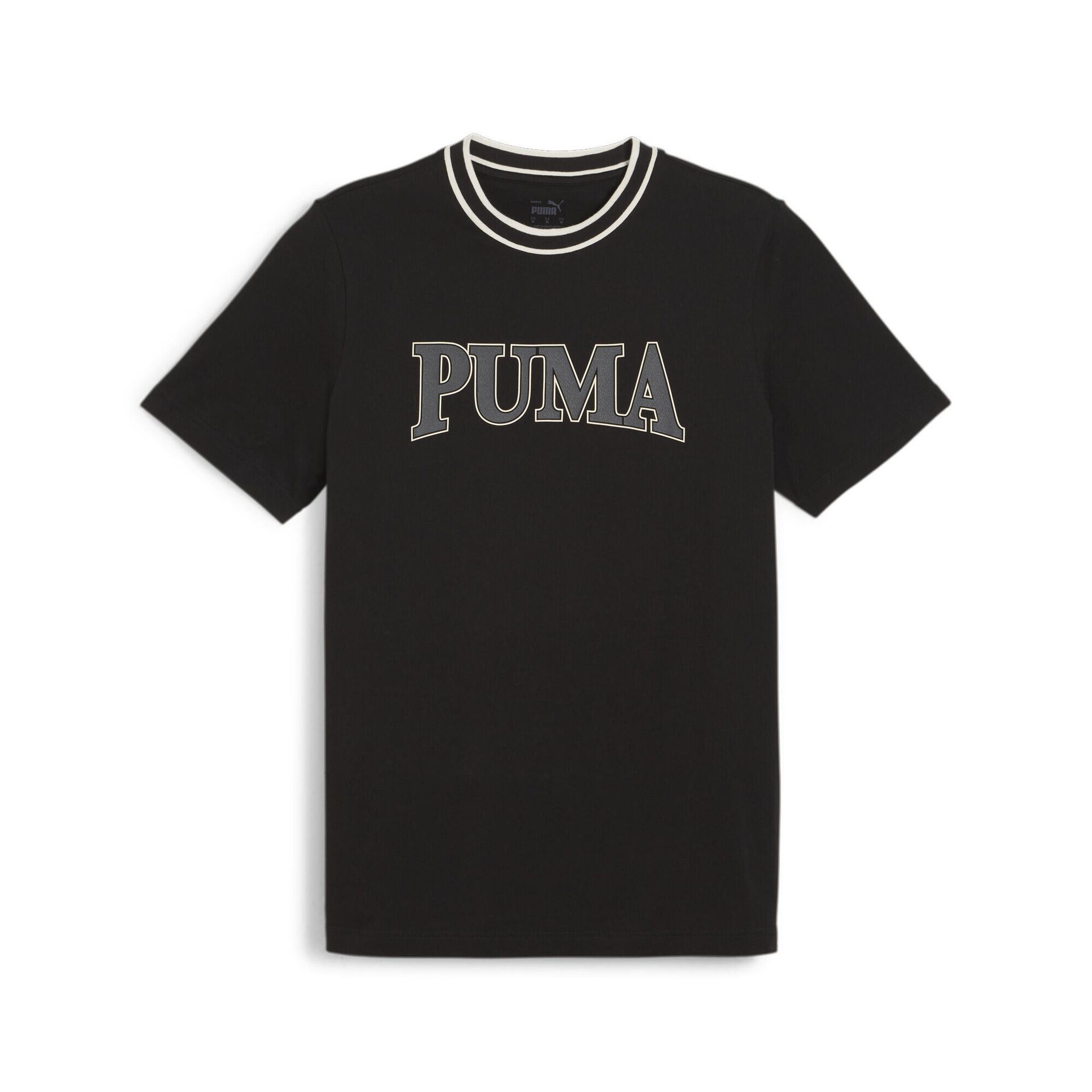 Męska koszulka z nadrukiem PUMA SQUAD PUMA Black