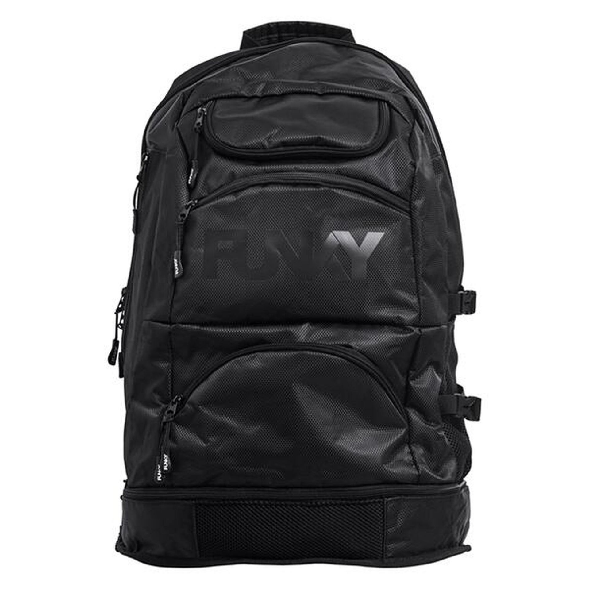 Funky Trunks Funky Trunks Expandable Elite Squad Plecak, back to black  2021 Akcesoria do pływania FYG012N02480-OSFA
