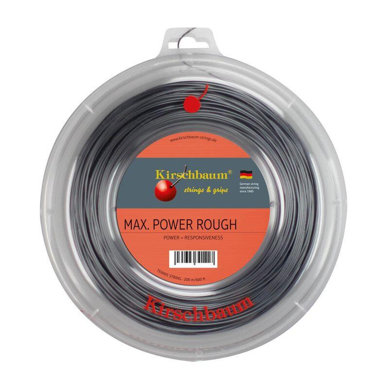 Kirschbaum naciąg rolka Max Power Rough, antracyt, 200 m, 0105260218400006 MPR125-1,2 mm