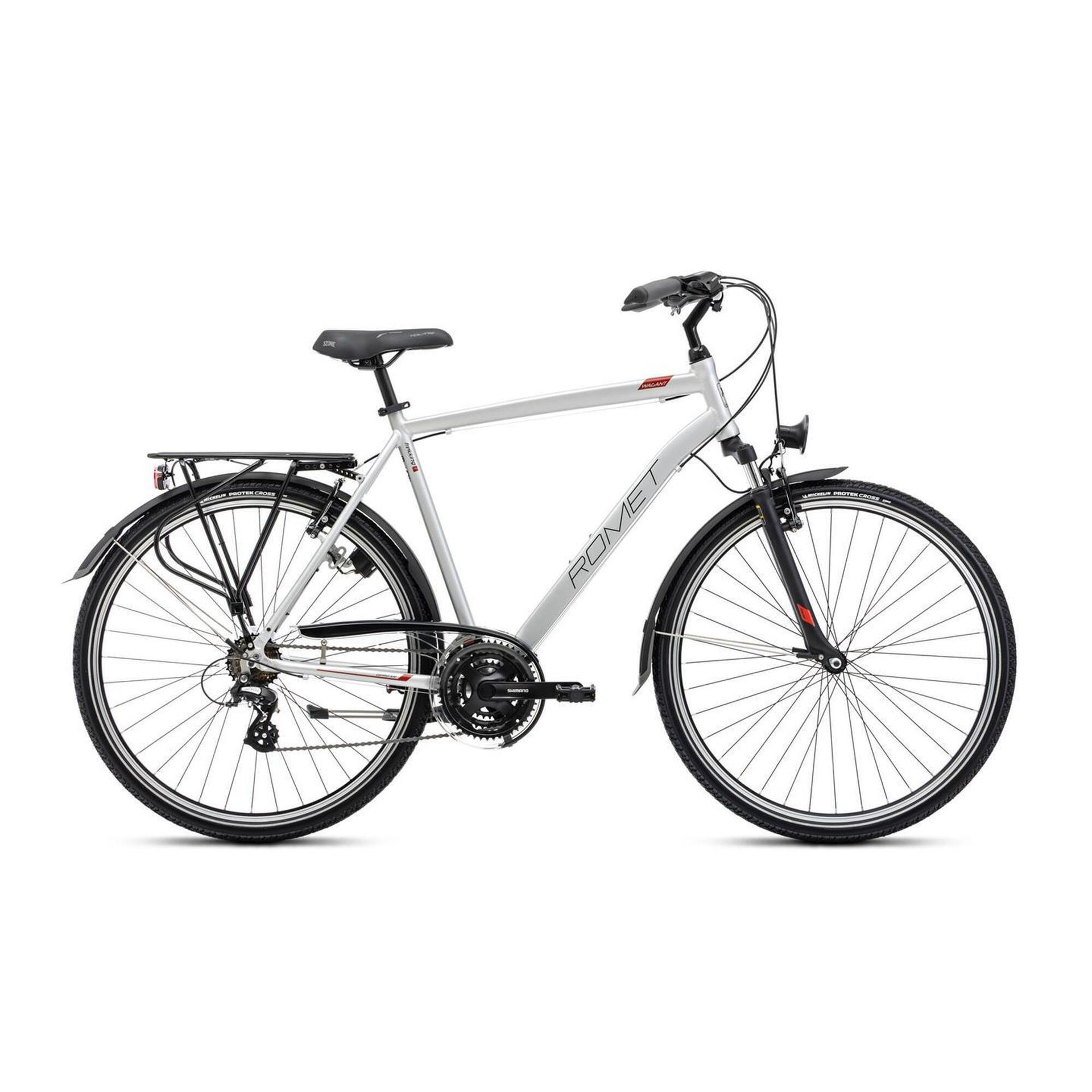 Romet Rower trekkingowy Wagant 0 srebrny 23 Xl