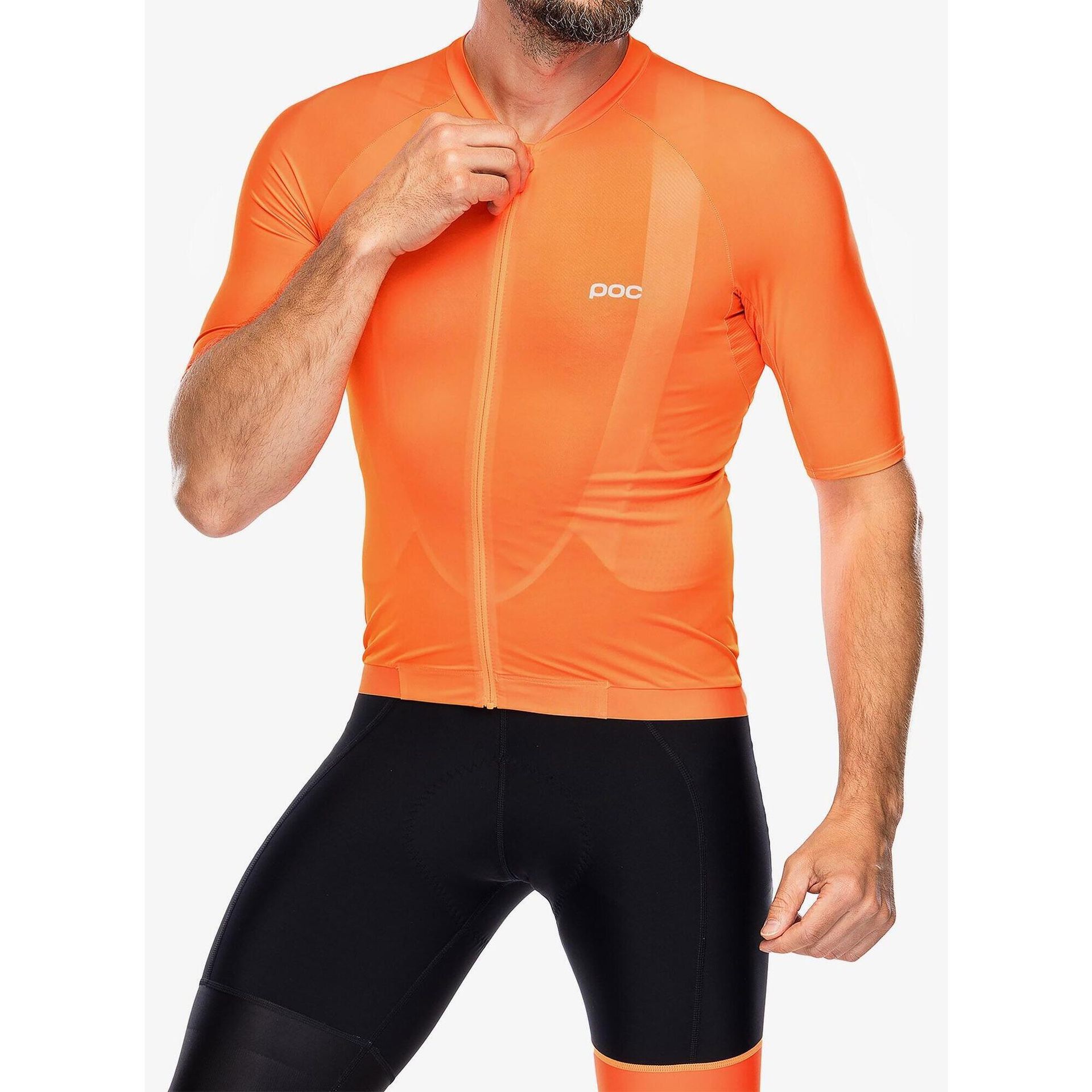 Koszulka kolarska POC Pristine Jersey - zink orange