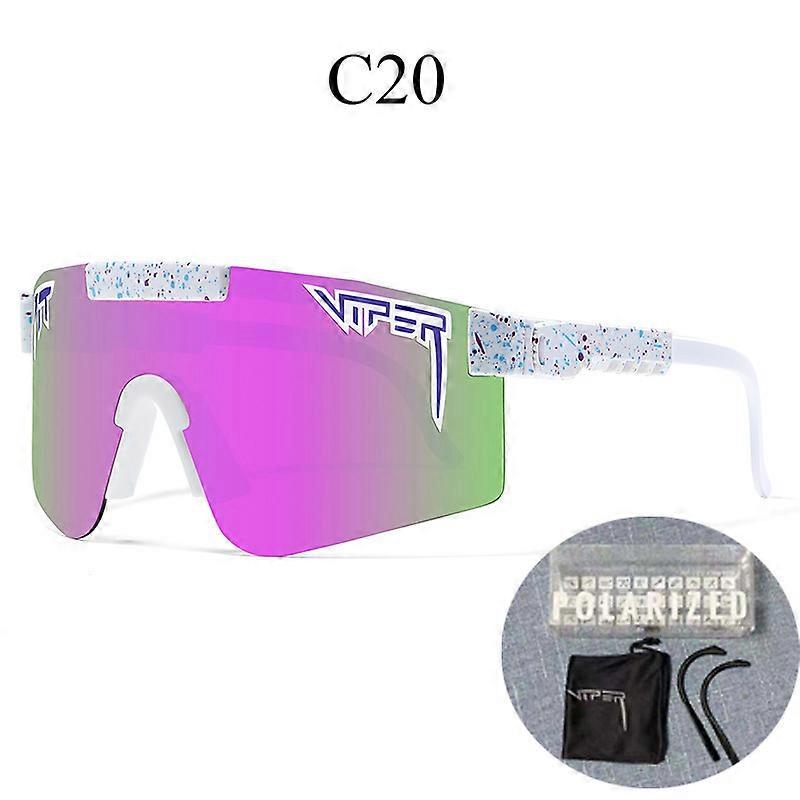 Heyone Polaryzacyjne okulary przeciwsłoneczne Gogle do sportów outdoorowych Okulary jeździeckie Gogle są regulowane C20