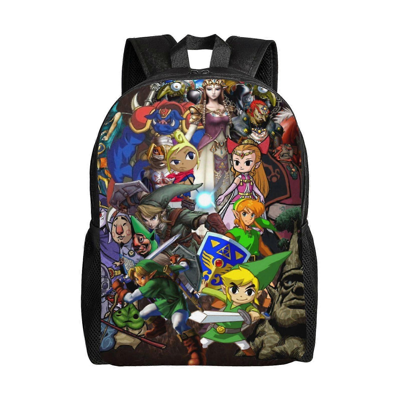 The Legend Of Zelda Plecaki dla dzieci Tornister szkolny Tornister Plecaki na co dzień do podróży Piesze wycieczki-SYS119