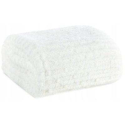 Koc EUROFIRANY D91 Lisa 130 x 170 cm Biały