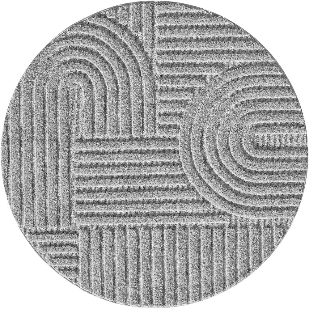 Jasnoszary okrągły dywan ø 80 cm Art – Ayyildiz Carpets