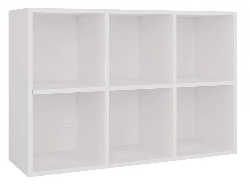 Biały nowoczesny otwarty regał S4-S56