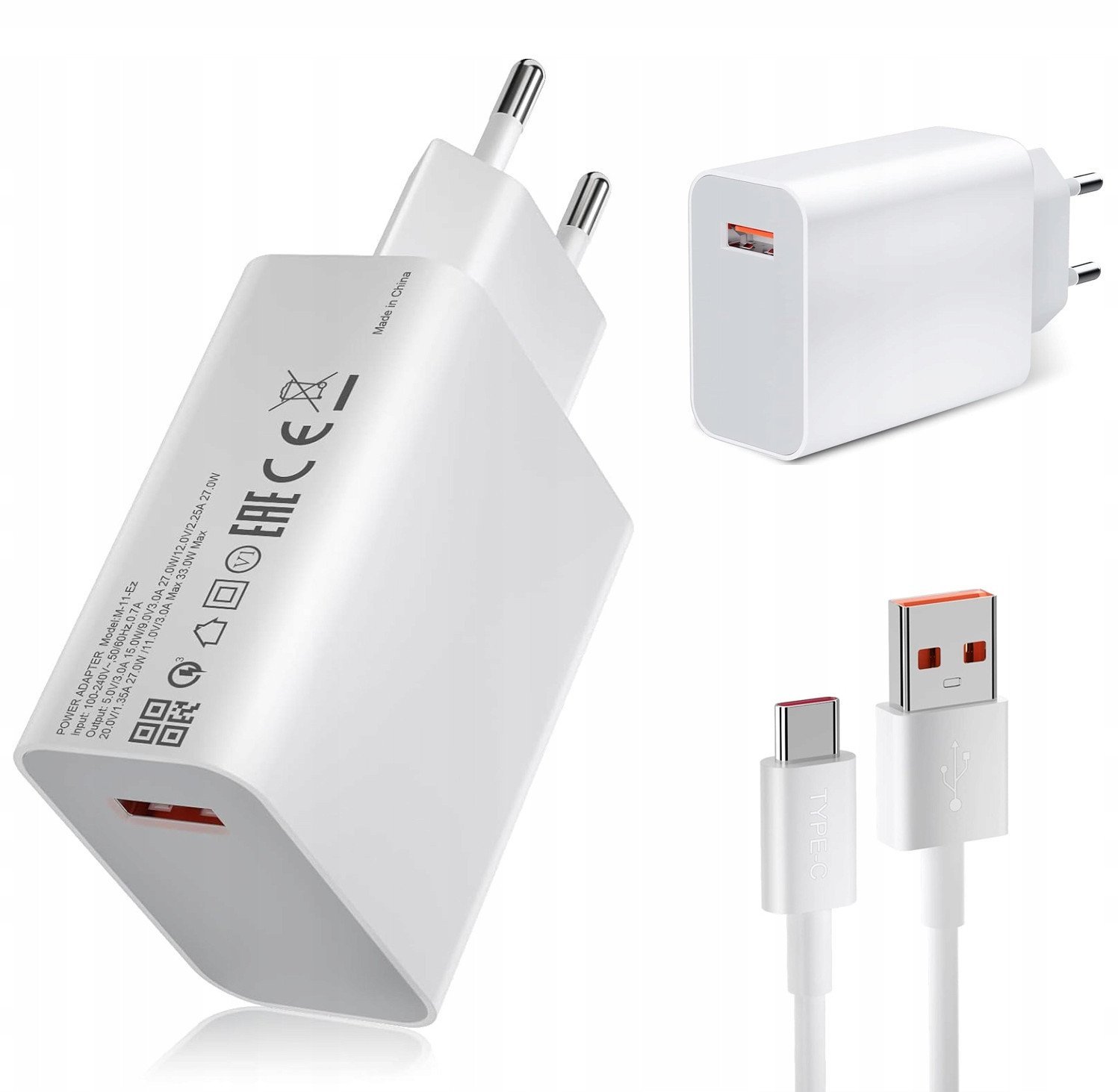 ŁADOWARKA SIECIOWA XIAOMI MDY-11-EZ QC 4.0 3A