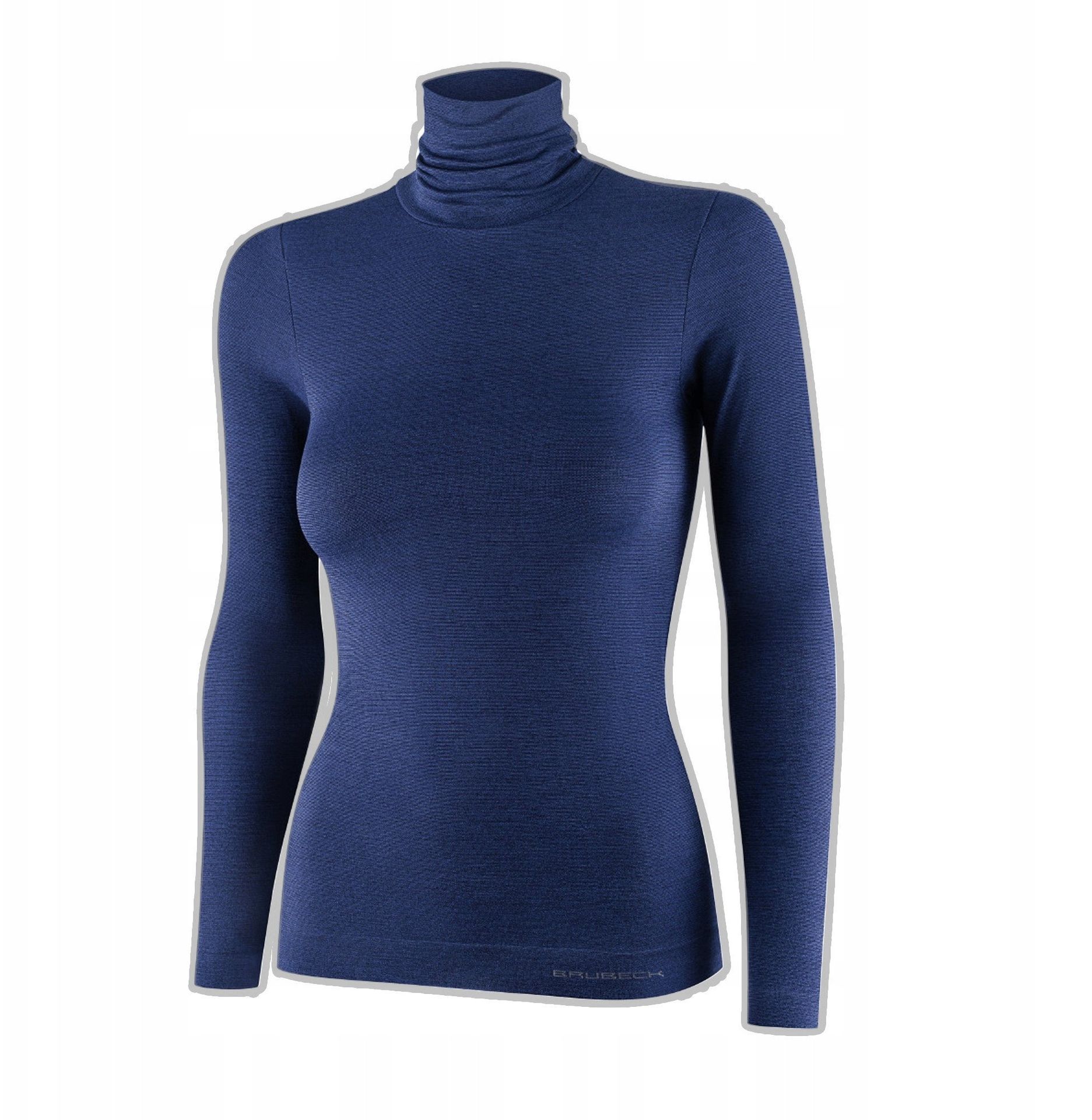 LS1627W Koszulka damska z golfem COMFORT MERINO granatowy XL
