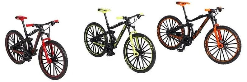 Rower górski 18cm 3kol metal 12/disp 540420 46775
