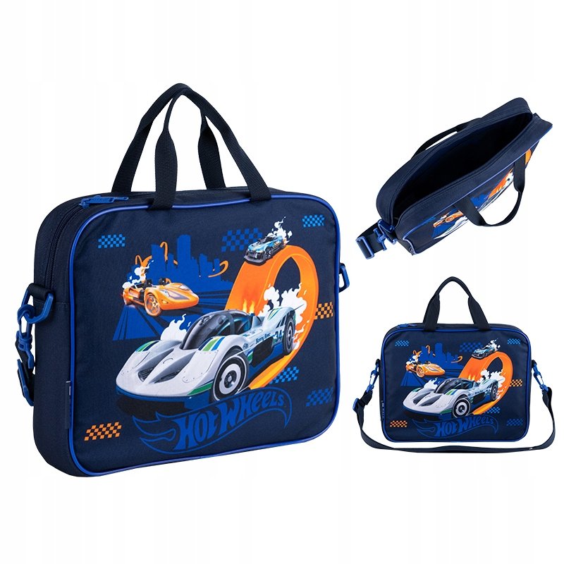 TORBA NA DOKUMENTY TECZKA MATERIALOWA A4 HOT WHEELS KITE
