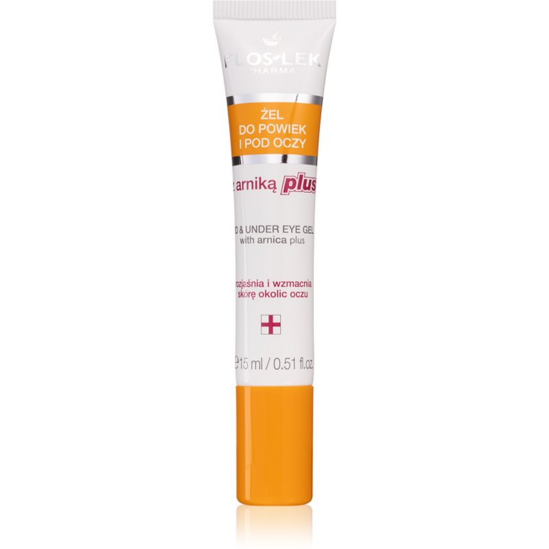 Flos-Lek Pielęgnacja oczu Żel z Arniką Plus do powiek i pod oczy 15 ml LETNIA WYPRZEDAŻ DO 80%