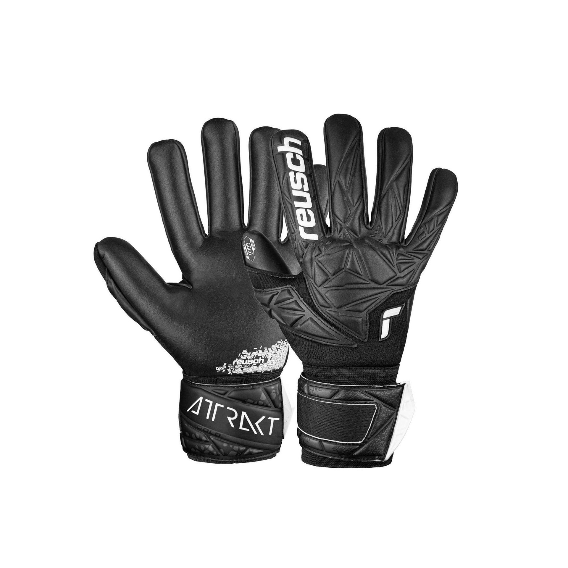Rękawice Reusch Attrakt Gold NC 54 70 155 7700 czarny 10,5