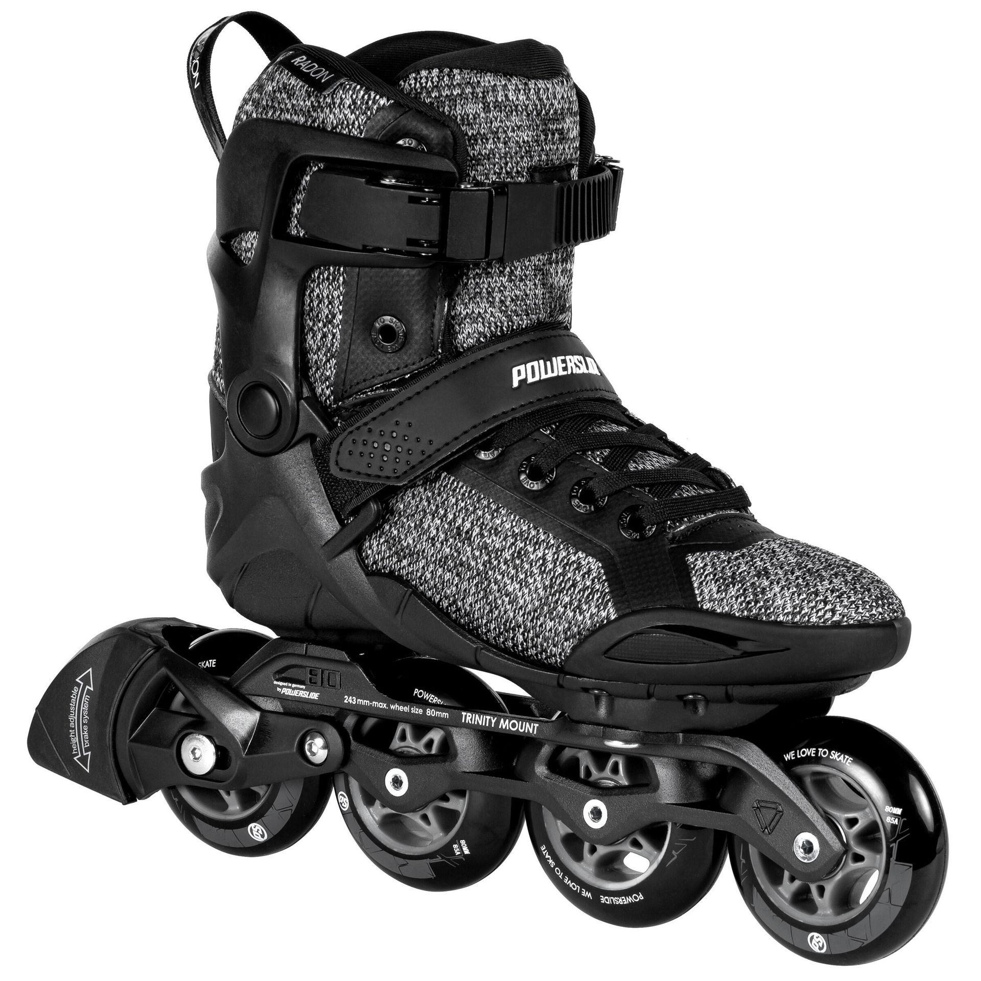 Rolki Powerslide Phuzion Radon Black White 80 2021