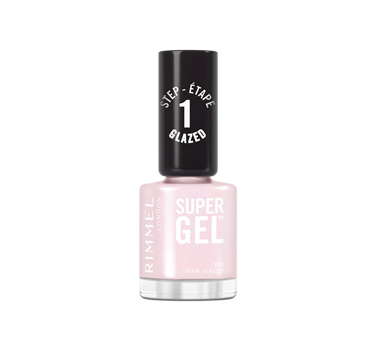 Rimmel Super Gel żelowy lakier do paznokci 105 Pink Glazed 12ml