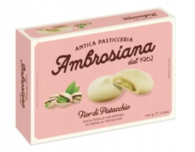 Ciastka Ambrosiana pistacjowe 140g
