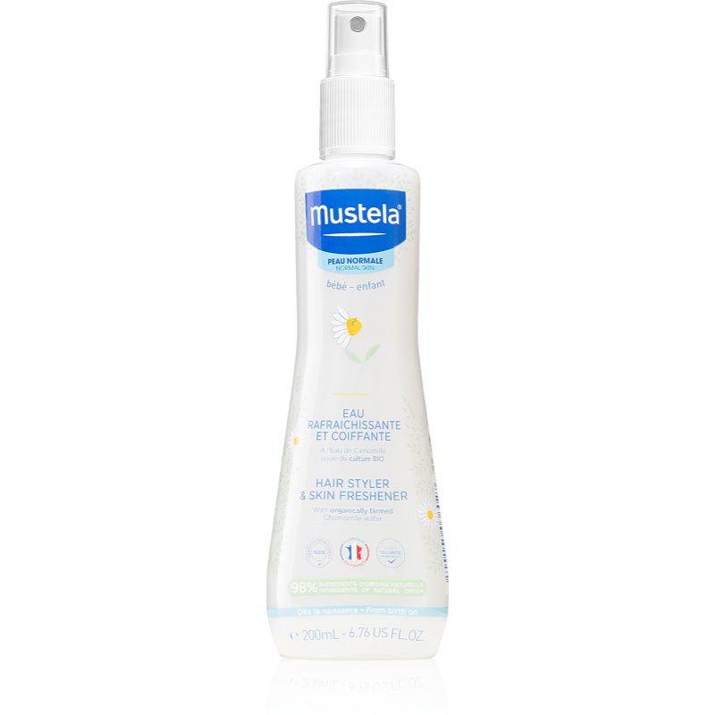 Mustela - Odświeżający spray ułatwiający rozczesywanie włosów 200ml