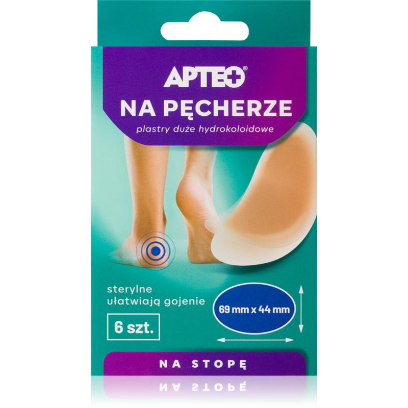 Synoptis PHARMA Plastry duże na pęcherze APTEO, 6 sztuk