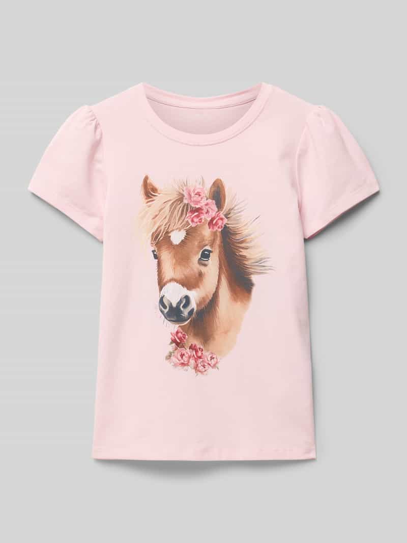 T-shirt z okrągłym dekoltem model ‘HANI’