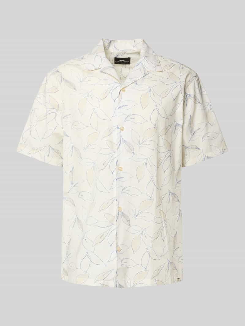 Koszula casualowa o kroju relaxed fit z rękawem o dł. 1/2 model ‘Beach’