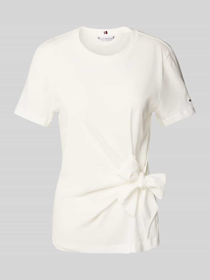T-shirt o kroju regular fit z czystej bawełny