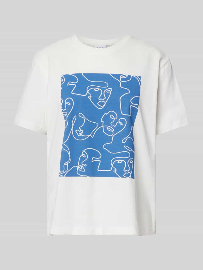 T-shirt z okrągłym dekoltem model ‘SYBIL’