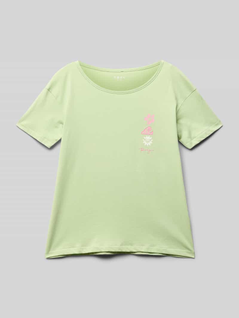 T-shirt z nadrukiem z logo
