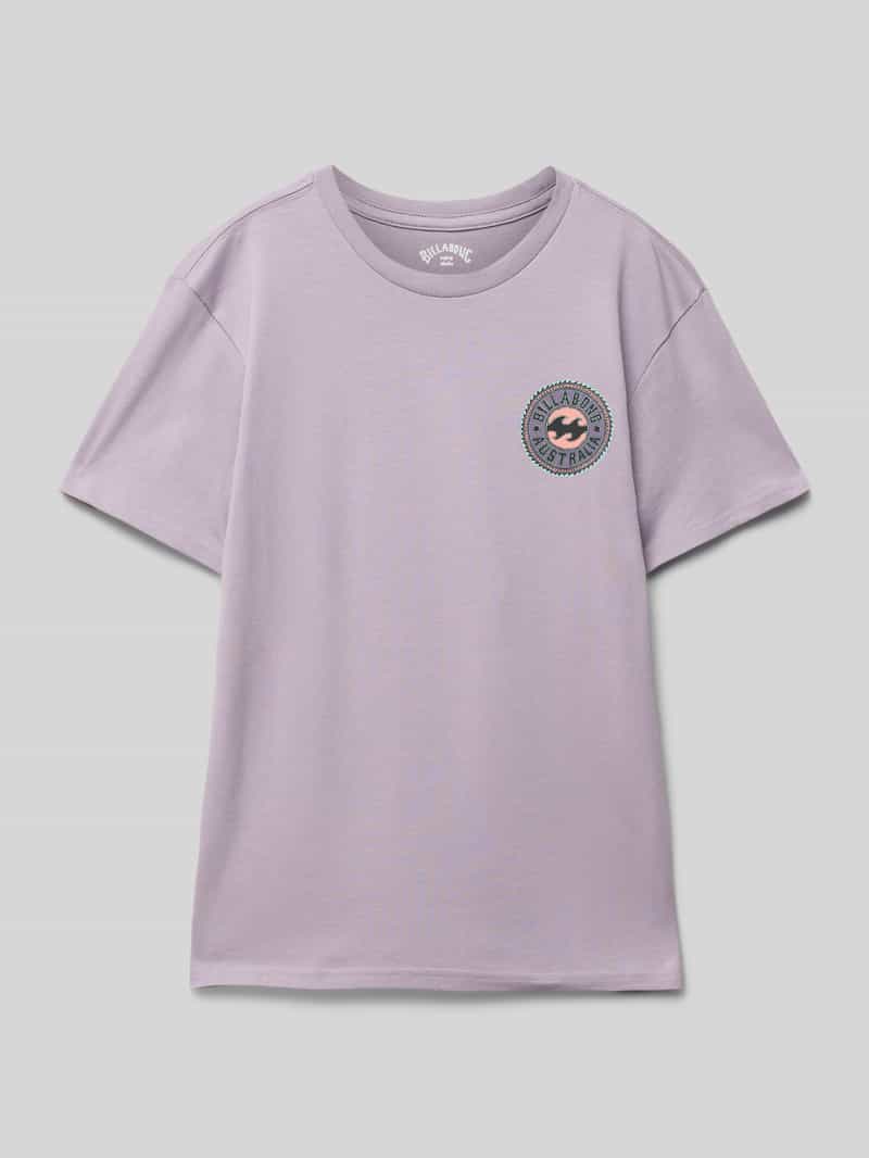 T-shirt z nadrukiem z logo model ‘KNOW THE FEELING’