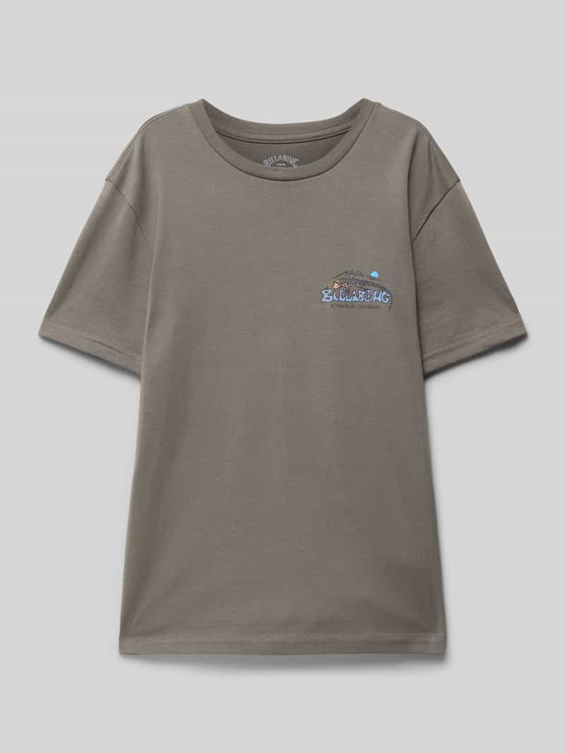T-shirt z nadrukiem z logo model ‘LIZARD MOUNTAIN’
