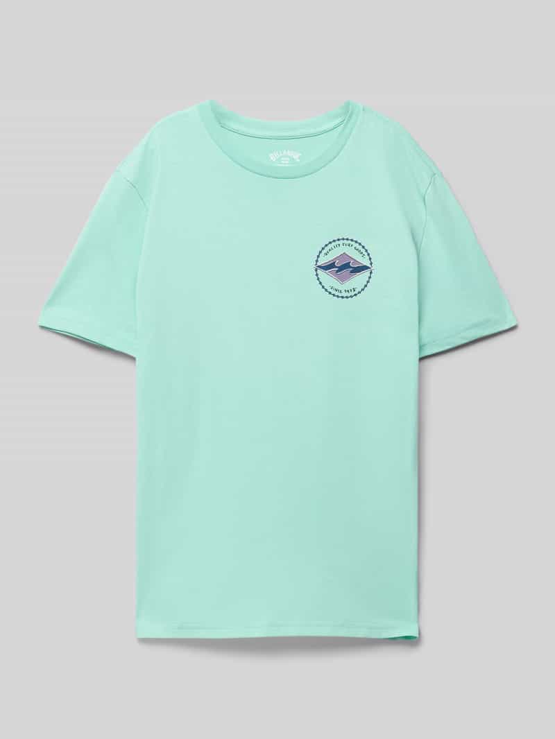 T-shirt z okrągłym dekoltem model ‘ROTOR DIAMOND’