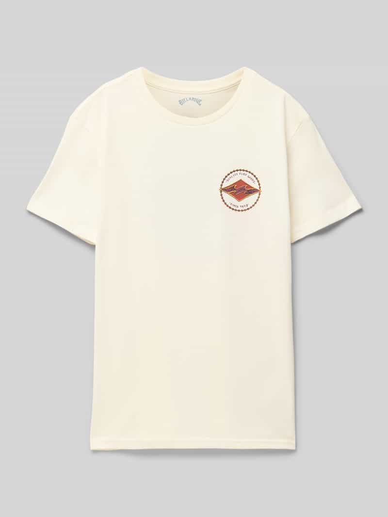 T-shirt z okrągłym dekoltem model ‘ROTOR DIAMOND’