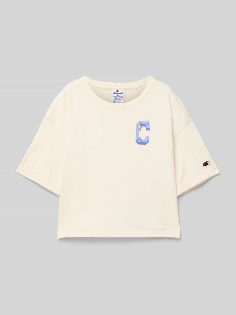 T-shirt z nadrukiem z logo