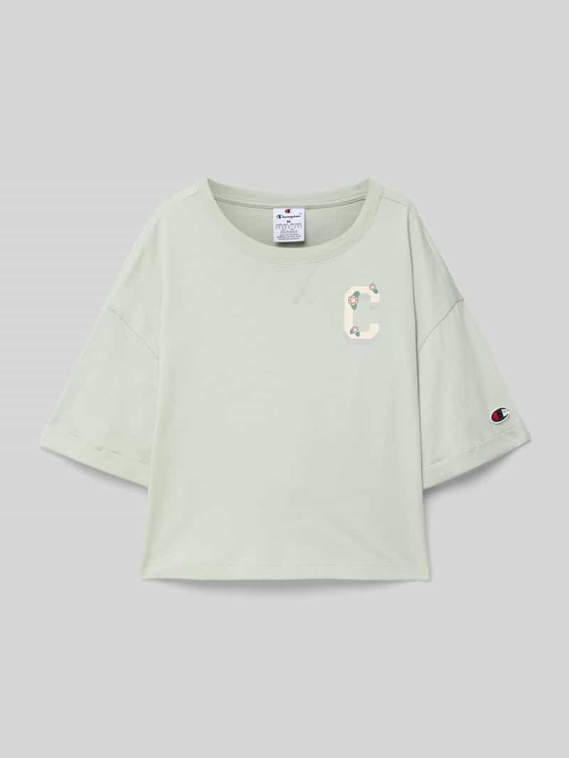 T-shirt z nadrukiem z logo