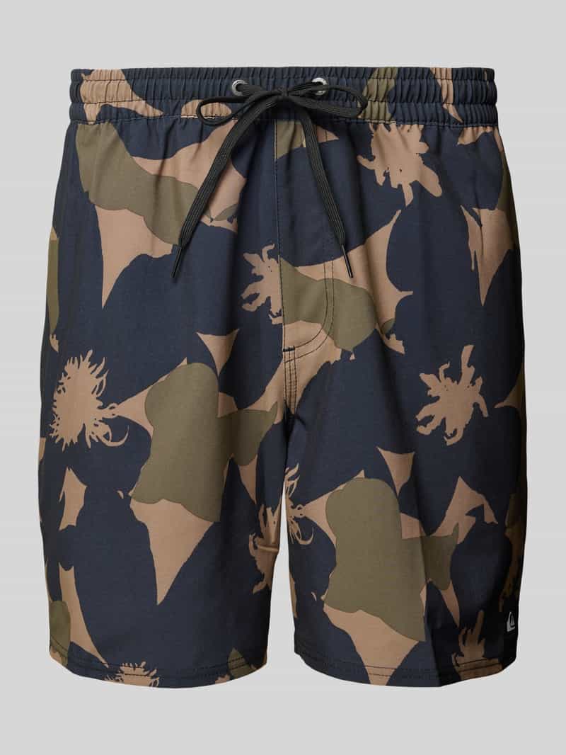 Spodenki kąpielowe z kieszenią z patką z tyłu model 'SURFSILK'