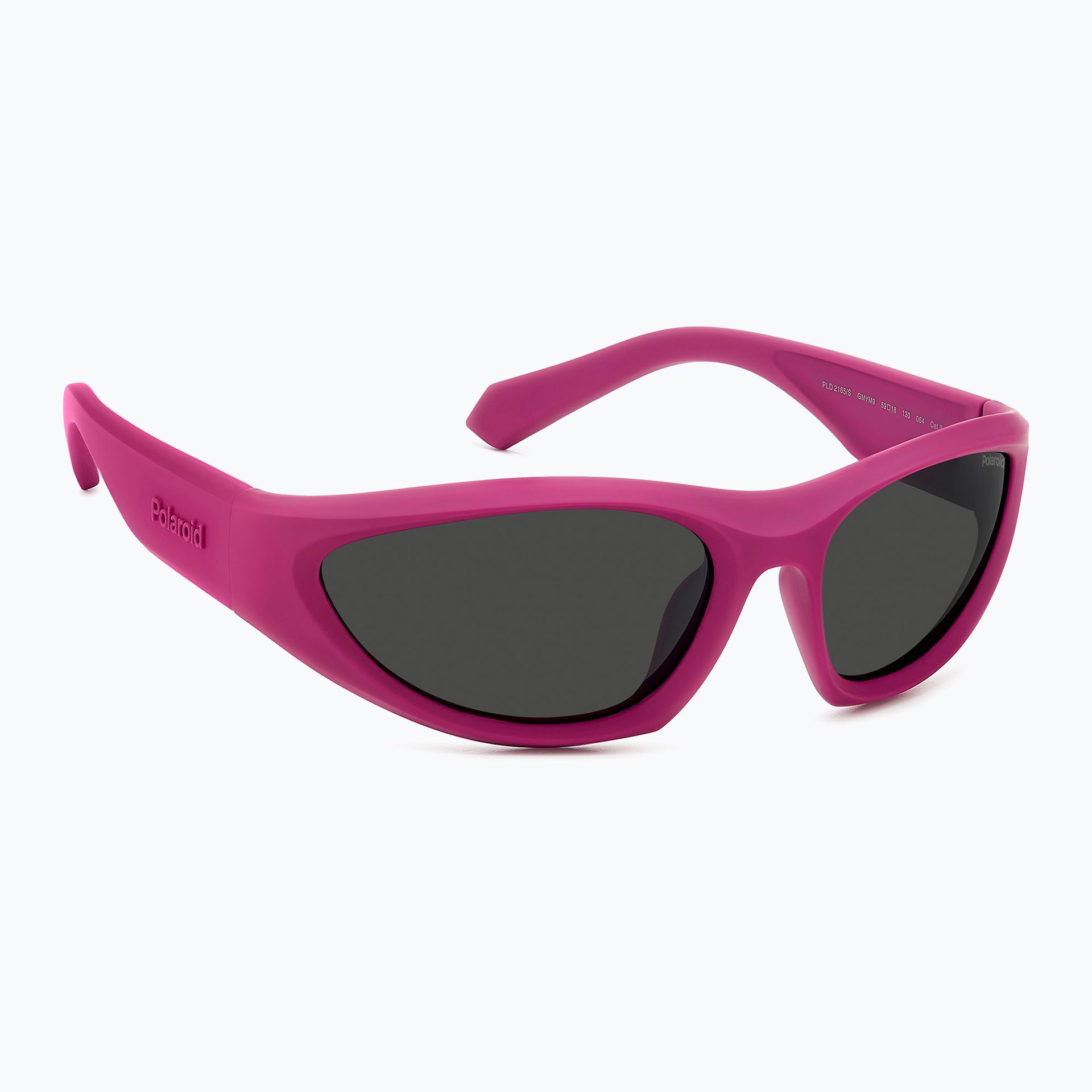 Okulary przeciwsłoneczne Polaroid PLD 2165/S matte fuchsia/grey polarized WYSYŁKA W 24H 30 DNI NA ZWROT