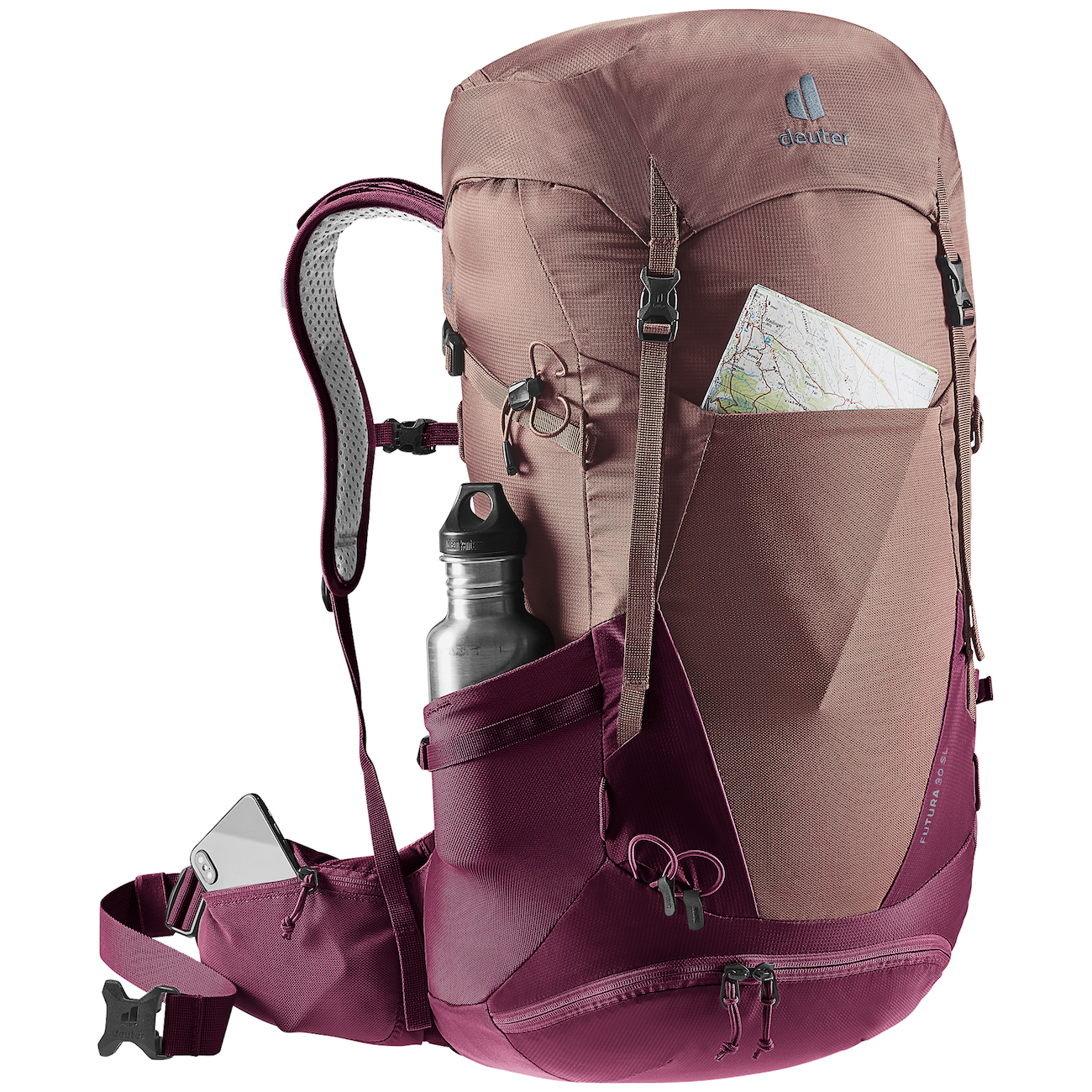 Plecak damski Deuter Futura 30 SL Kolor: śliwkowy