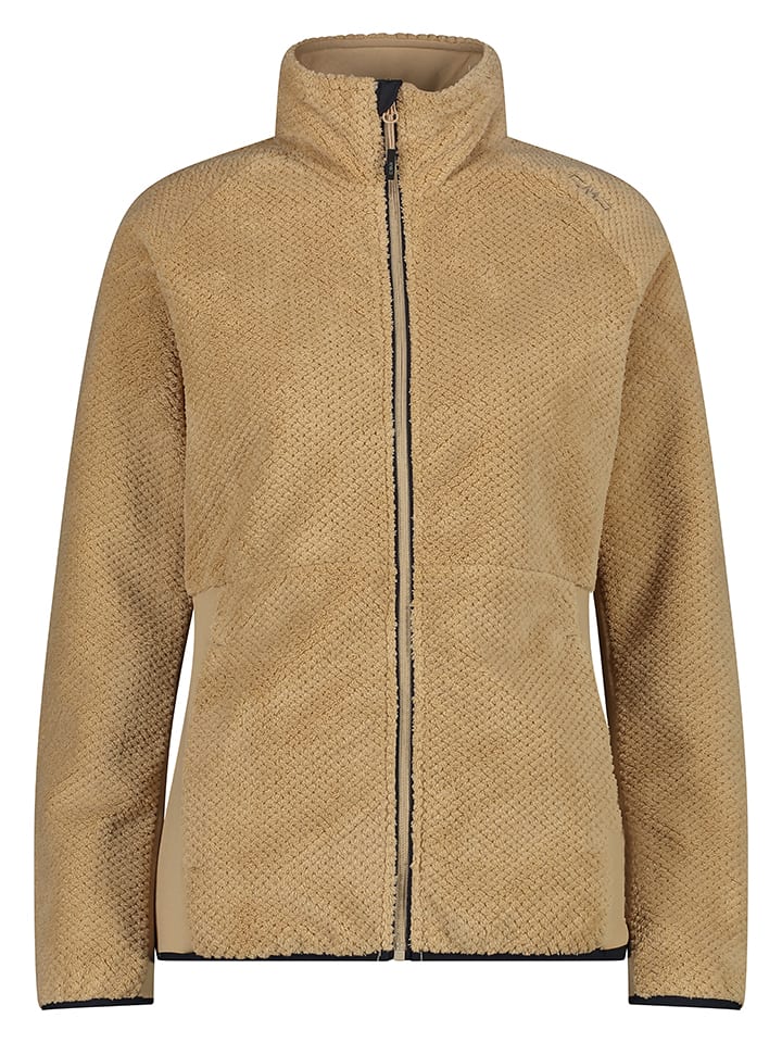 CMP Kurtka polarowa w kolorze beżowym