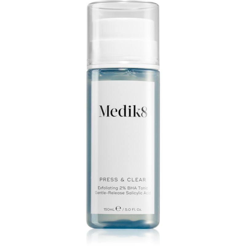 Medik8 - Press & Clear Tonik złuszczający z kwasami BHA i łagodnym 2% kwasem salicylowym 150 ml