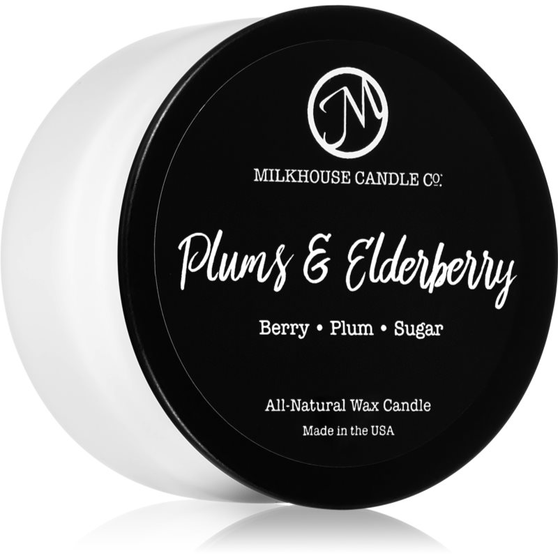 Milkhouse Candle Co. Creamery Plums & Elderberry świeczka zapachowa Sampler Tin 42 g