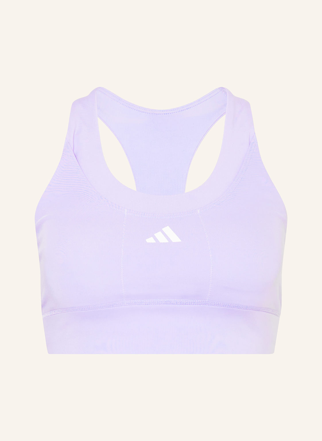 Adidas Biustonosz Sportowy Run Pocket Medium Support lila