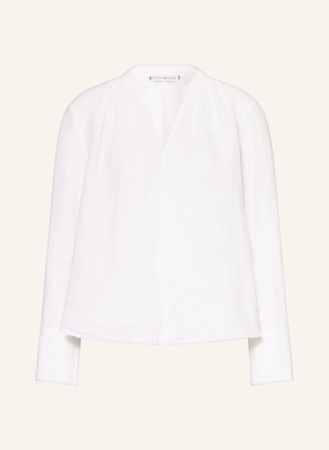 Tommy Hilfiger Bluzka Z Lnu weiss
