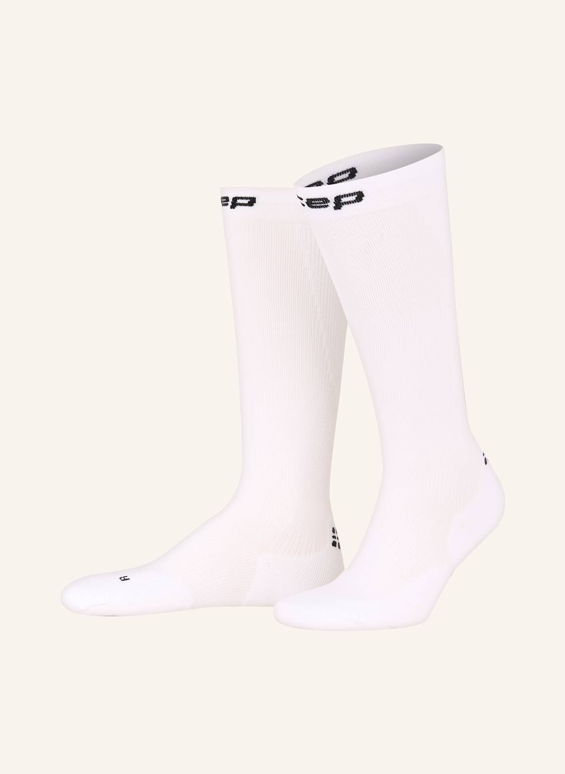 Cep Skarpety Do Biegania The Run Socks Tall weiss