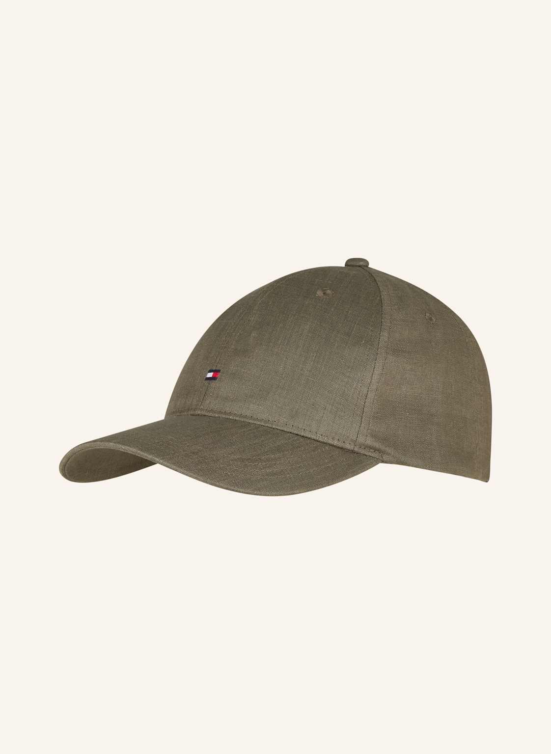 Tommy Hilfiger Czapka Z Lnu gruen