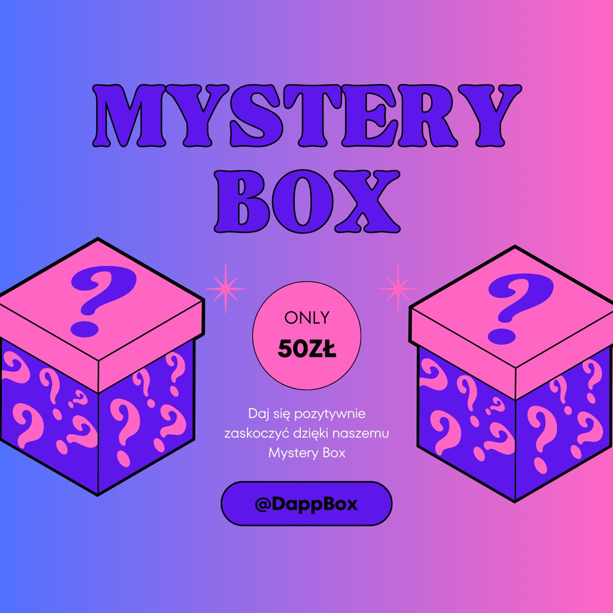 Mystery Box Tajemnicza Paczka Gadżety Figurki Kolekcjonerskie Druk 3D / DappBox