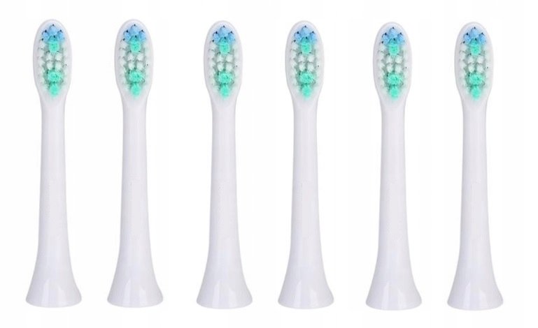 SZCZOTECZKA SARMOCARE S100 końcówki białe 6 sztuk