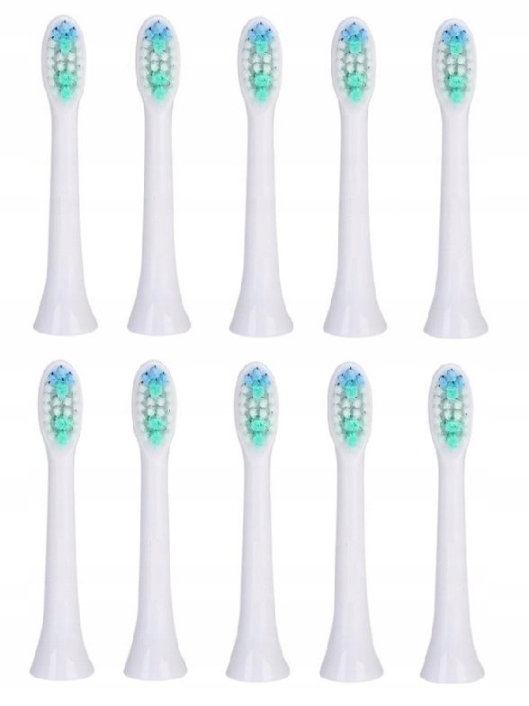 SZCZOTECZKA SARMOCARE S100 końcówki białe 10 sztuk