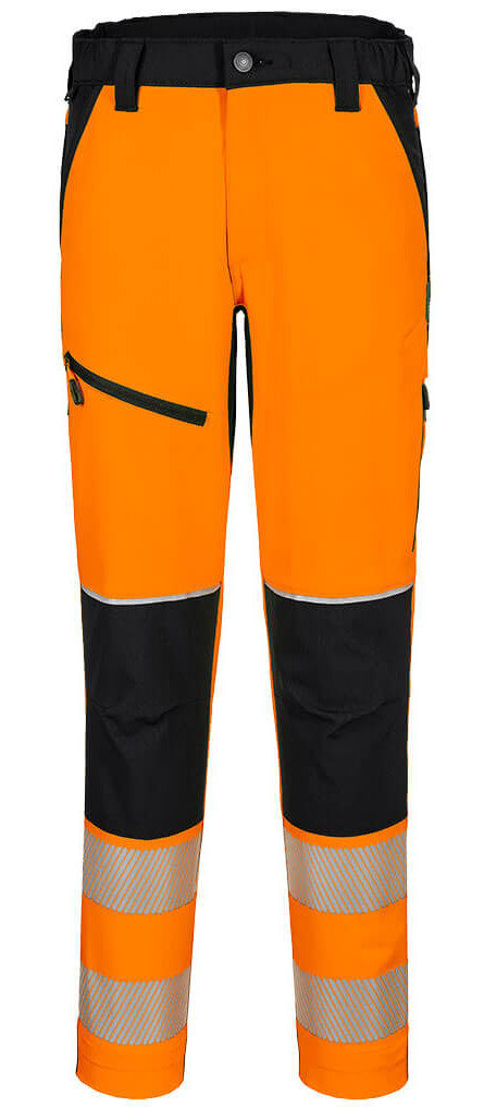 Elastyczne spodnie ostrzegawcze Portwest T140 OBR r. XL